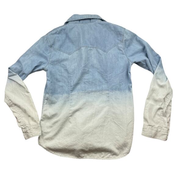 Anthropologie Sanctuary Pearl Button Denim Shirt - Picture 2 of 3